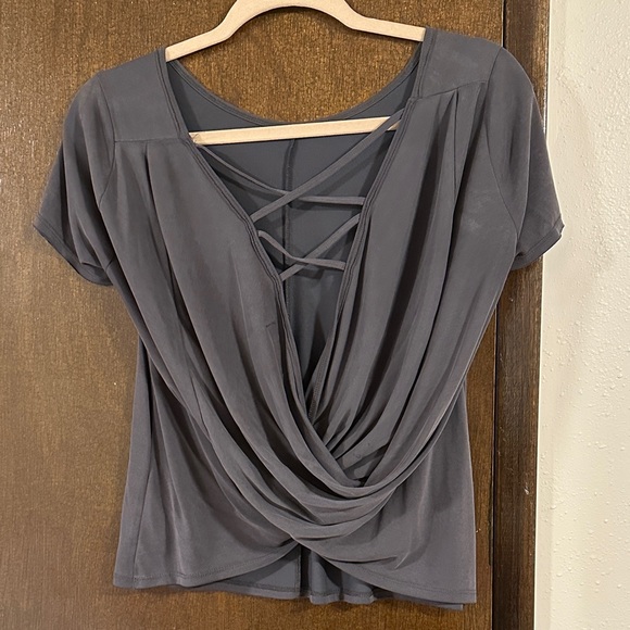 Abercrombie & Fitch Charcoal Short Sleeve Tee - Picture 2 of 3